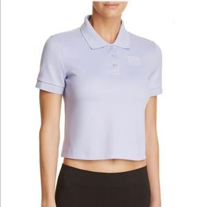 Puma x Fenty Baby Polo Crop Top In Sweet Lavender